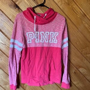 Victorias Secret Pink Hoodie with White Lettering